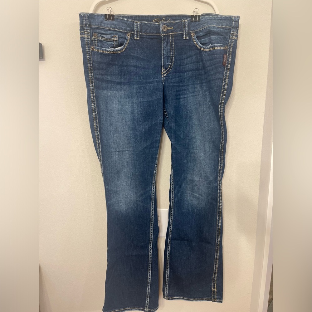 Silver jeans